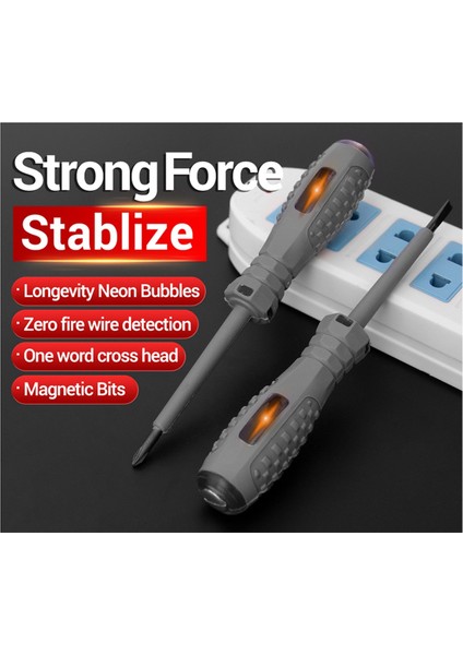 2 Adet Dijital Voltaj Test Kalemi Ac Temassız Indüksiyon Voltmetresi (Yurt Dışından) fiyatları