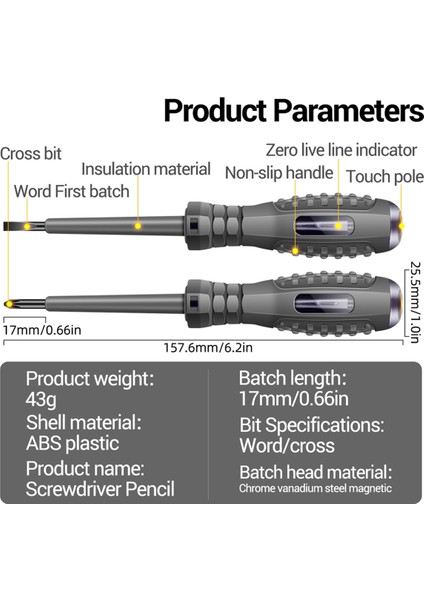 2 Adet Dijital Voltaj Test Kalemi Ac Temassız Indüksiyon Voltmetresi (Yurt Dışından) indirimleri