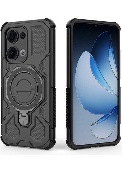 Ince Manyetik Yüzük Standlı Kılıf Oppo Reno 13 Pro 5g Için, Darbeye Dayanıklı Hava Yastıklı Köşeler, Hafif Tasarım (Yurt Dışından) fırsatları