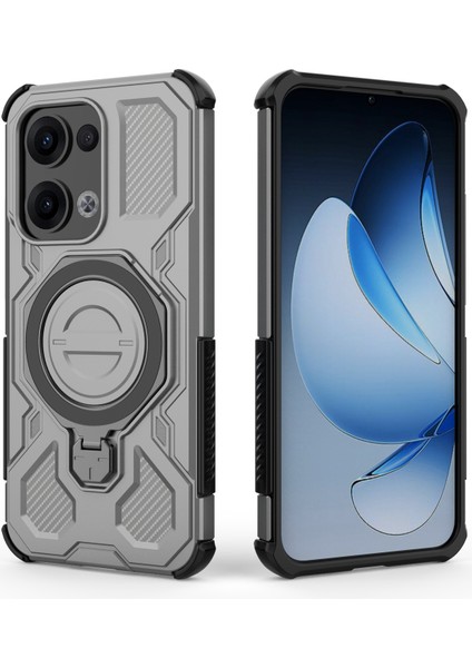 Ince Manyetik Yüzük Standlı Kılıf Oppo Reno 13 Pro 5g Için, Darbeye Dayanıklı Hava Yastıklı Köşeler, Hafif Tasarım (Yurt Dışından) fırsatları