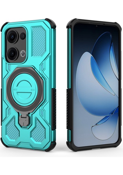 Ince Manyetik Yüzük Standlı Kılıf Oppo Reno 13 Pro 5g Için, Darbeye Dayanıklı Hava Yastıklı Köşeler, Hafif Tasarım (Yurt Dışından) fırsatları