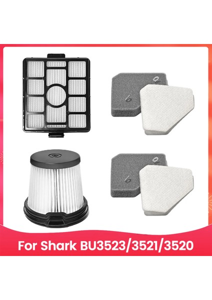 Shark BU3523 BU3521 BU3520 Elektrikli Süpürge Aksesuarları Filtre Yedek Parçaları Için 4 Parça Elektrikli Süpürge Filtre Seti (Yurt Dışından)