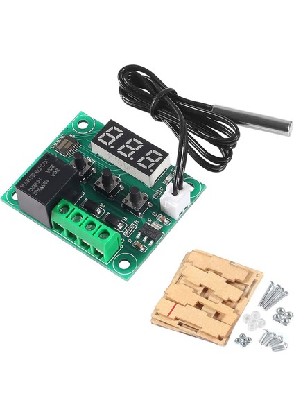 W1209 Dc 12V Dijital Sıcaklık Kontrol Kartı -50-110°C (1 Paket) (Yurt Dışından) modelleri