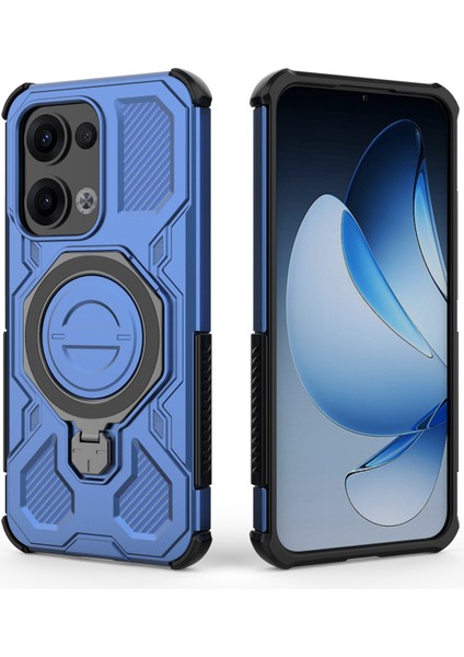 Ince Manyetik Yüzük Standlı Kılıf Oppo Reno 13 5g Için, Darbeye Dayanıklı Hava Yastıklı Köşeler, Hafif Tasarım (Yurt Dışından) fırsatları