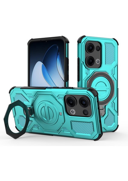 Ince Manyetik Yüzük Standlı Kılıf Oppo Reno 13 5g Için, Darbeye Dayanıklı Hava Yastıklı Köşeler, Hafif Tasarım (Yurt Dışından)