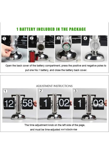 Zaman Çevirme Fonksiyonlu Otomatik Sayfa Çevirme Saati, Yüksek Teknoloji Hissi, Ev Dekorasyonuna Uygun. (Yurt Dışından) fırsatları
