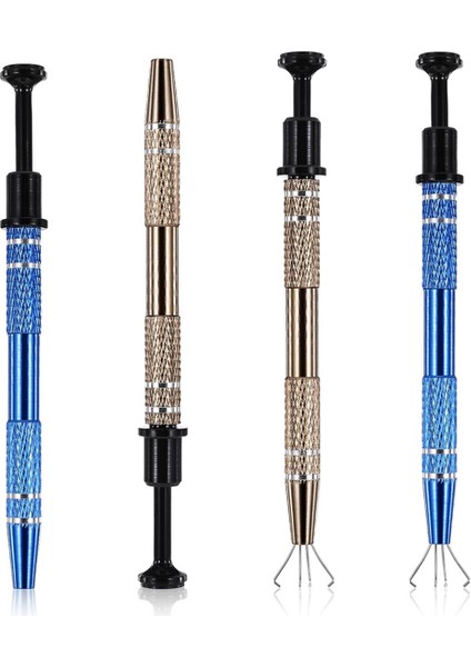 Adet 4 Pençeli Kuyumcu Alma Aleti, Piercing Topu Tutucu Alet (Yurt Dışından)