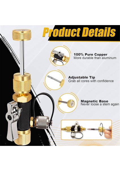 Soğutucular Için Hvac Vana Çekirdeği Çıkarma Aleti (Yurt Dışından) fiyatları