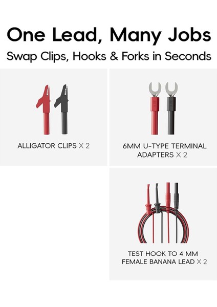 22 Parça Silikon Multimetre Test Ucu ve Arka Prob Kiti (Yurt Dışından) fırsatları