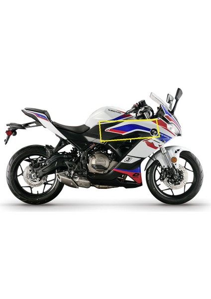 SRK400RR Ön Grenajı Stıcker Sağ fiyatları