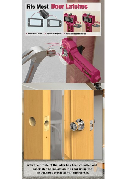 Kapı Kilidi Montaj Kiti Top Kilit Deliği Açacağı Mavi (Yurt Dışından) modelleri