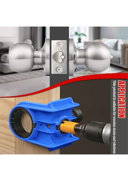 Kapı Kilidi Montaj Kiti Top Kilit Deliği Açacağı Mavi (Yurt Dışından) fırsatları