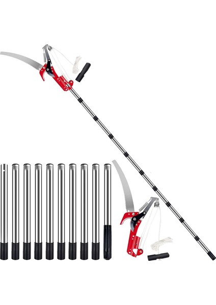 Ağaç Budama Için 13 Ft'lik Uzun Saplı Testereler, Uzatılabilir Ağaç Budayıcı (Yurt Dışından)