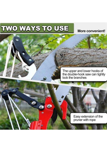 Ağaç Budama Için 13 Ft'lik Uzun Saplı Testereler, Uzatılabilir Ağaç Budayıcı (Yurt Dışından) indirimleri