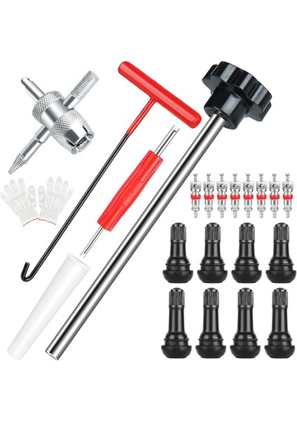 Hızlı Lastik Supap Değişimi Takım Seti, Lastik Supap Sapı Çekirdeği Değişimi (Yurt Dışından)