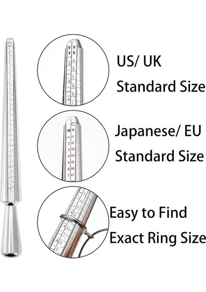 Mücevher Yapımı Için Mücevher Yüzük Ölçme Aletleri Yüzük Tamir Çubuğu (Yurt Dışından) modelleri