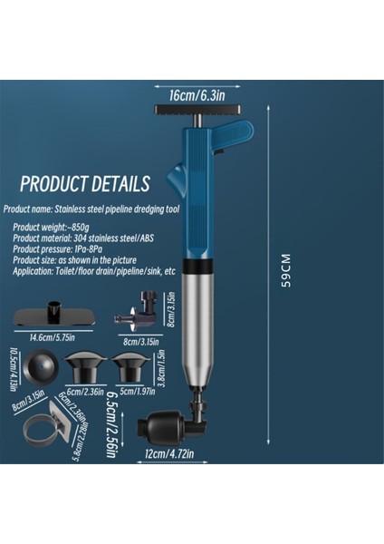 Set / 6 Parça, Boru Temizleme Aletleri (Yurt Dışından) indirimleri