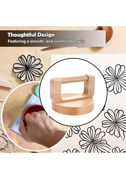 Adet Ahşap Blok Baskı Baren ve 1 Adet Abs Baskı Baren Aleti (Yurt Dışından) fiyatları