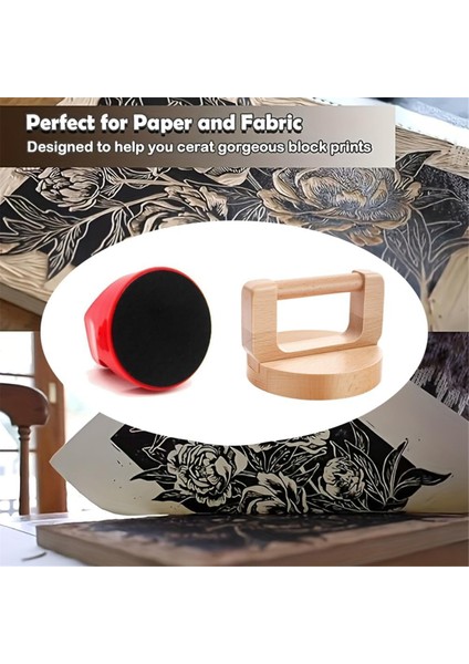 Adet Ahşap Blok Baskı Baren ve 1 Adet Abs Baskı Baren Aleti (Yurt Dışından) fırsatları