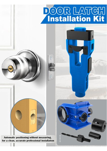 Bilyalı Kilit Deliği Açıcı + Kapı Mandalı Gömme Aleti A (Yurt Dışından) modelleri