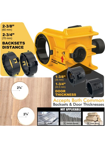 Bilyalı Kilit Deliği Açıcı + Kapı Mandalı Gömme Aleti A (Yurt Dışından) indirimleri