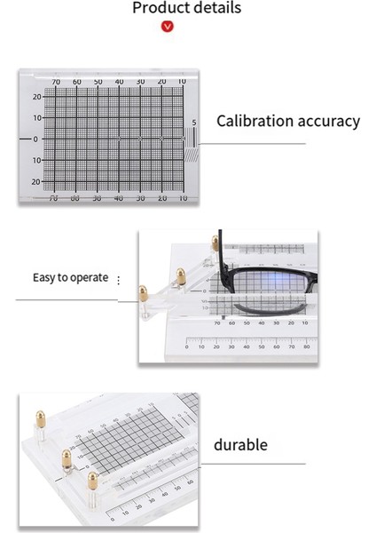Gözlükler Gözlükler Paralellik Çerçeve Paralel Ölçüm Cihazı (Yurt Dışından) modelleri