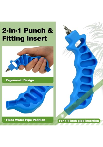 Damla Sulama Delme Aleti, 1/4 Inç Sulama Yağmurlama Hortumu (Yurt Dışından) fırsatları