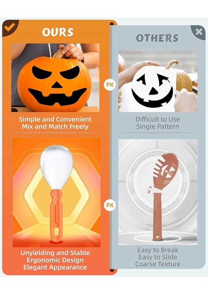 Parça Cadılar Bayramı Balkabağı Oyma Aletleri Seti Profesyonel (Yurt Dışından) fırsatları