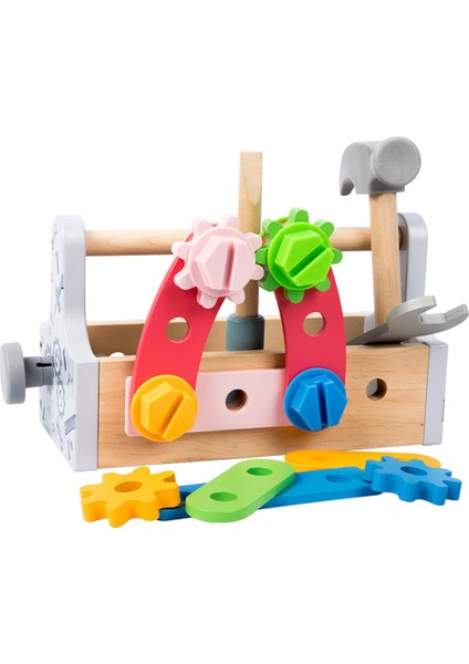Çocuklar Için Alet Kutusu Oyuncak Ahşap Taklit Oyunu Bulmaca Sökme Seti (Yurt Dışından)