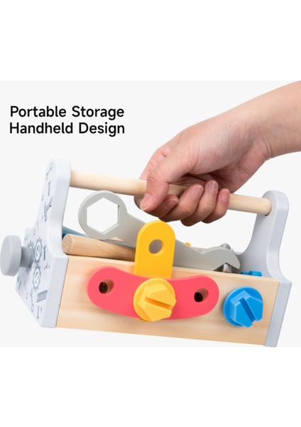 Çocuklar Için Alet Kutusu Oyuncak Ahşap Taklit Oyunu Bulmaca Sökme Seti (Yurt Dışından) fiyatları