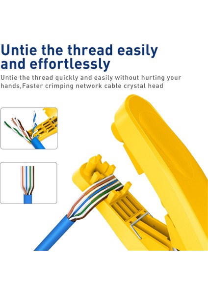 4'ü 1 Arada RJ45 Ağ Kablosu Aracı Stp/utp Kablosu Için Geçerlidir (Yurt Dışından) fırsatları