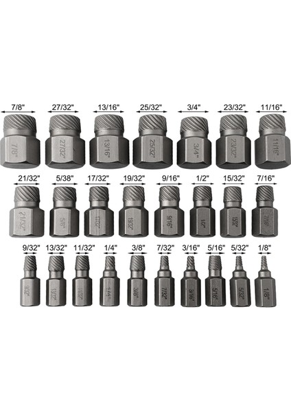 Etkili Altıgen Vida Çıkarma Seti 25 Parça Cıvata Çıkarma Kiti (Yurt Dışından) fırsatları