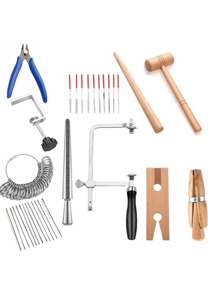 Yüzük Kelepçeleri ve Mandrellerle Takı Yapımı Araçları Seti (Yurt Dışından)