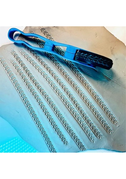 Kil Çiçekli Geometrik Desenler Için Kil Doku Silindir Damga Tekerleği (Yurt Dışından) fiyatları