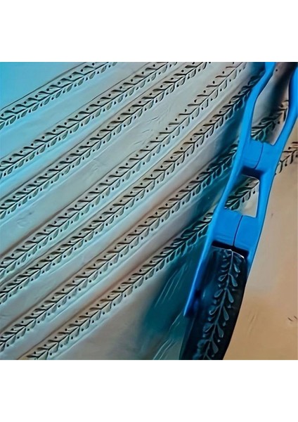 Kil Çiçekli Geometrik Desenler Için Kil Doku Silindir Damga Tekerleği (Yurt Dışından) modelleri