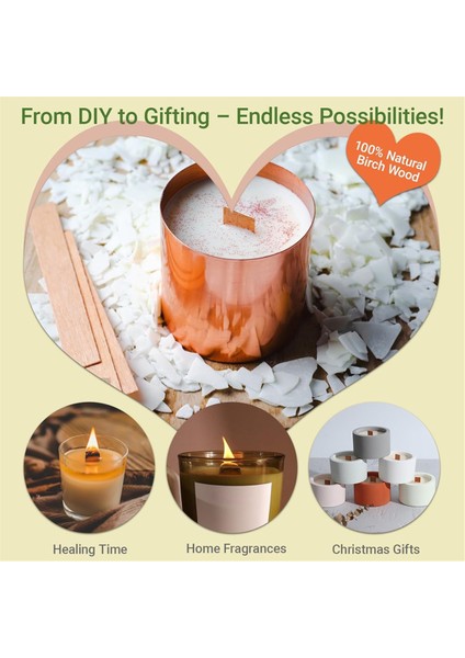 Mum Yapımında Kullanabileceğiniz Ahşap Fitil, Kendin Yap, Ev Dekorasyonu ve Hediyeler Için Harika (Yurt Dışından) fırsatları