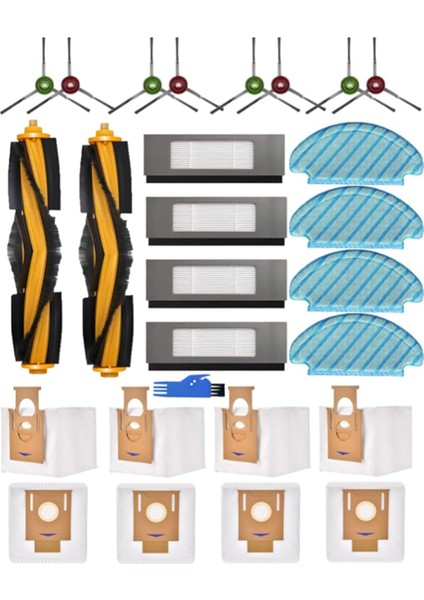 Ecovacs Deebot N10+/N10 Plus, Ozmo N8+/n8 Pro+ Aksesuar Kiti, T8+/t8 Aıvı+/t9+ Aksesuar Setleri Için Yedek Parçalar (Yurt Dışından)