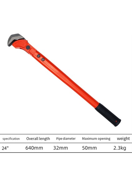 24 Inç Hızlı Donatı Anahtarı Düz Dişli Üniversal Boru Pensesi (Yurt Dışından) indirimleri