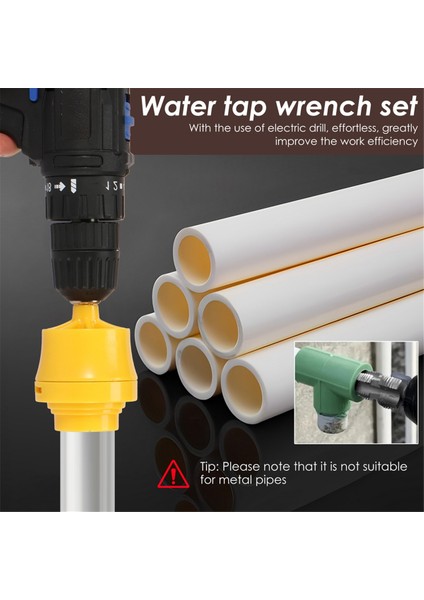 8 Adet Pvc Diş Açma Aleti Boru Diş Açma Sıhhi Tesisat Aleti (Yurt Dışından) modelleri