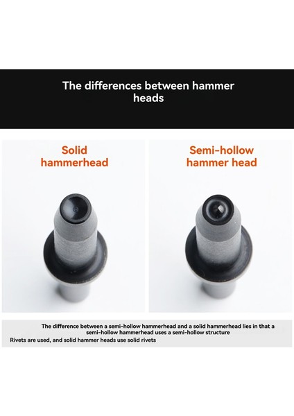 Parça Pnömatik Perçin Tabancası Başlığı, Yarı Içi Boş Katı Çekiç Başlığı (Yurt Dışından) modelleri
