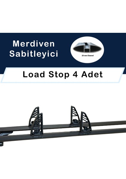 Araç Üstü Merdiven Sabitleyici Aparat 4 Lü Set modelleri