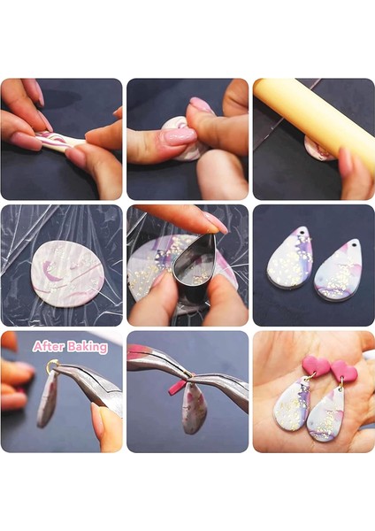 61 Parça Kil Alet Seti, 51 Şekil Paslanmaz Çelik Kil Kesici (Yurt Dışından) modelleri