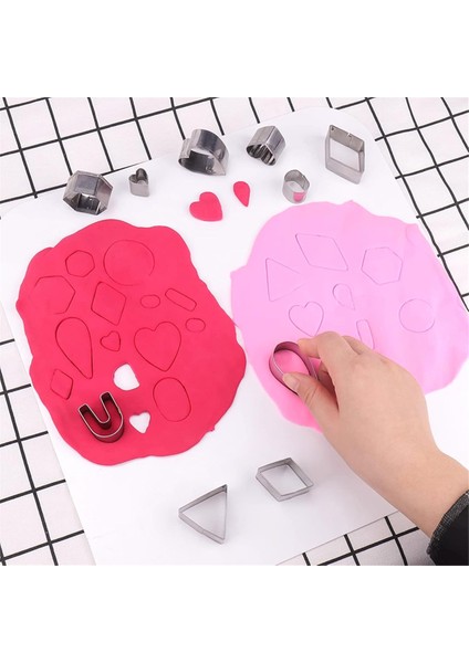 61 Parça Kil Alet Seti, 51 Şekil Paslanmaz Çelik Kil Kesici (Yurt Dışından) indirimleri