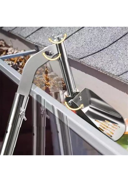 Oluk Kepçesi Yaprak Temizleme Kaşığı Paslanmaz Çelik Temizleyici (Yurt Dışından) fırsatları