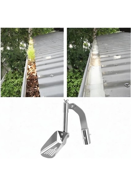 Oluk Kepçesi Yaprak Temizleme Kaşığı Paslanmaz Çelik Temizleyici (Yurt Dışından) indirimleri