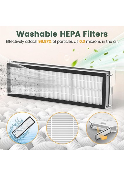 Qrevo S/qrevo Pro/qrevo Maxv Robot Süpürge Aksesuarları Yedek Kitleri Ana Yan Fırça Hepa Filtre Paspas Bezi (Yurt Dışından) fırsatları