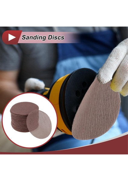 50 Adet 5 Inç Abranet Zımpara Filesi Tıkanmayı Önleyen Kanca Döngülü Tozsuz Ağ (Yurt Dışından) fiyatları