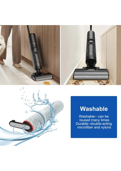 Dreame H12 Pro H12 Plus M13BETA Dual Kablosuz Islak ve Kuru Elektrikli Süpürge Parçaları Için Yedek Silindir Fırça ve Hepa Filtresi (Yurt Dışından) fiyatları