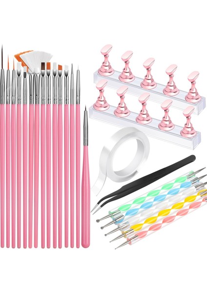 Tırnak Sanatı Aletleri, Tırnak Fırçası, Tırnak Sanatı Fırçaları, Tırnak Standı, Tırnak Tutucu (Yurt Dışından)