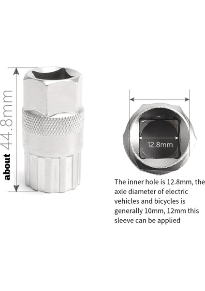 Bisiklet Kaseti Volan Kilitleme Halkası Çıkarma Aleti Gümüş (Yurt Dışından) fiyatları